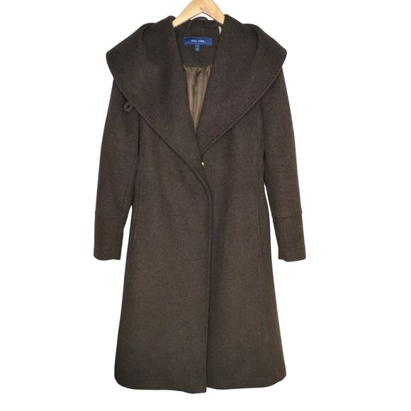 Cole Haan Brown Belted Coat - Picture 6 of 8